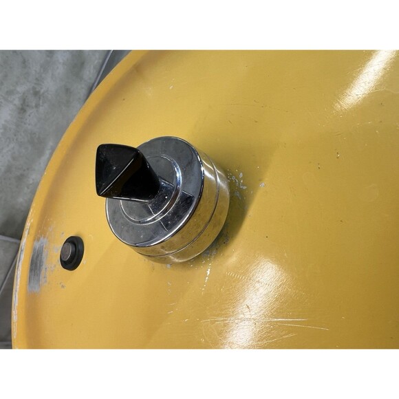 Presto Vtg 4 Quart Pressure Cooker Aluminum Harvest Yellow Model 02 PCA4H 4175 - Picture 3 of 11